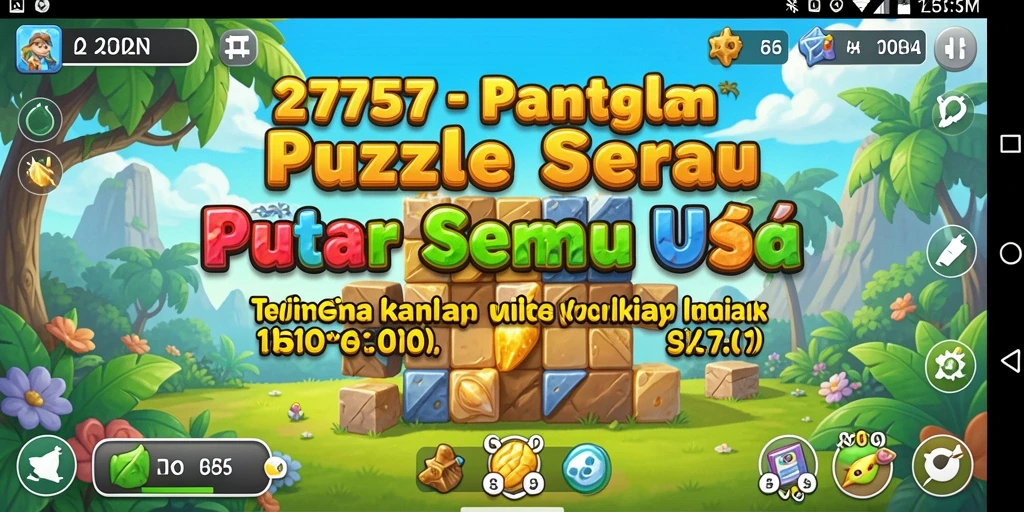 Tangkapan layar gameplay 2757 menampilkan tantangan puzzle yang menarik.