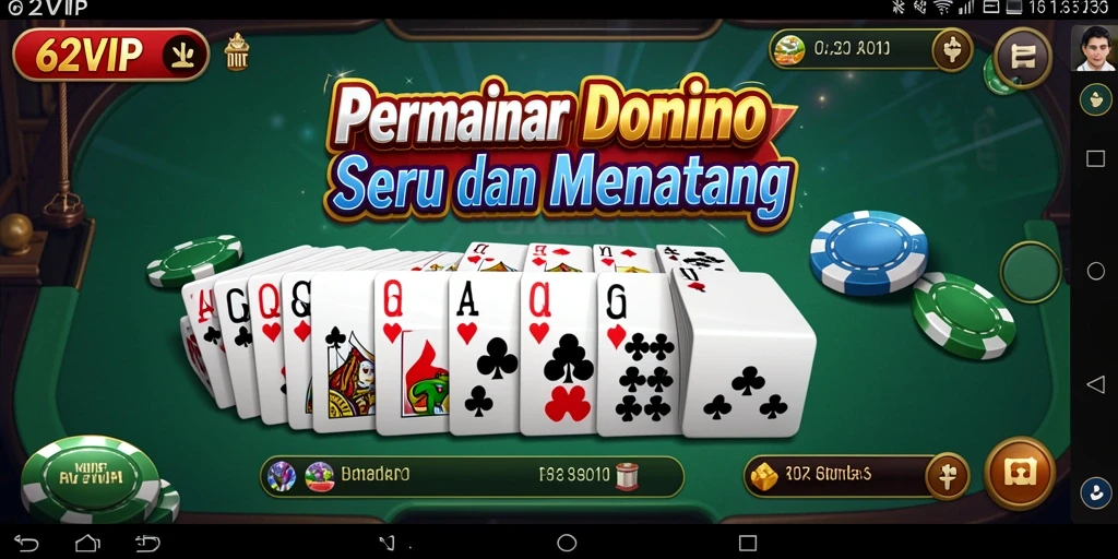 Screenshot gameplay Domino yang seru dan penuh strategi.