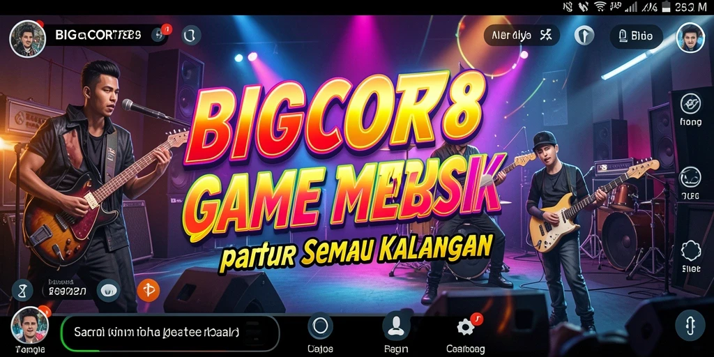 Tampilan gameplay seru dan interaktif dari BIGCOR78.