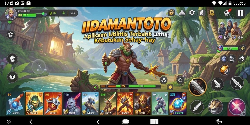 Tampilan antarmuka utama IDAMANTOTO yang intuitif dan mudah digunakan.
