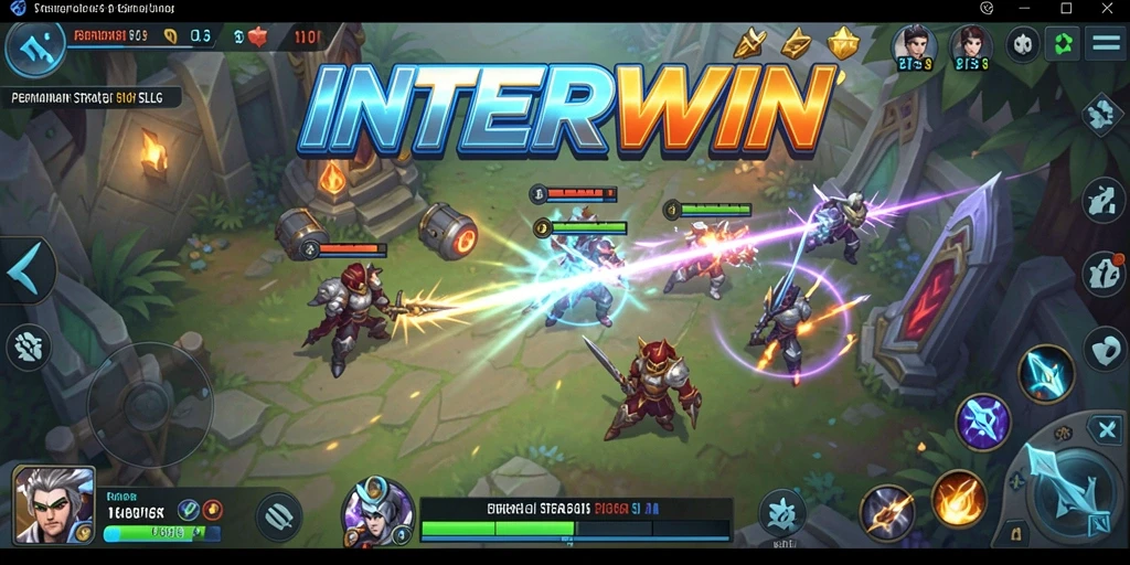 Tampilan gameplay INTERWIN yang menakjubkan dan interaktif.