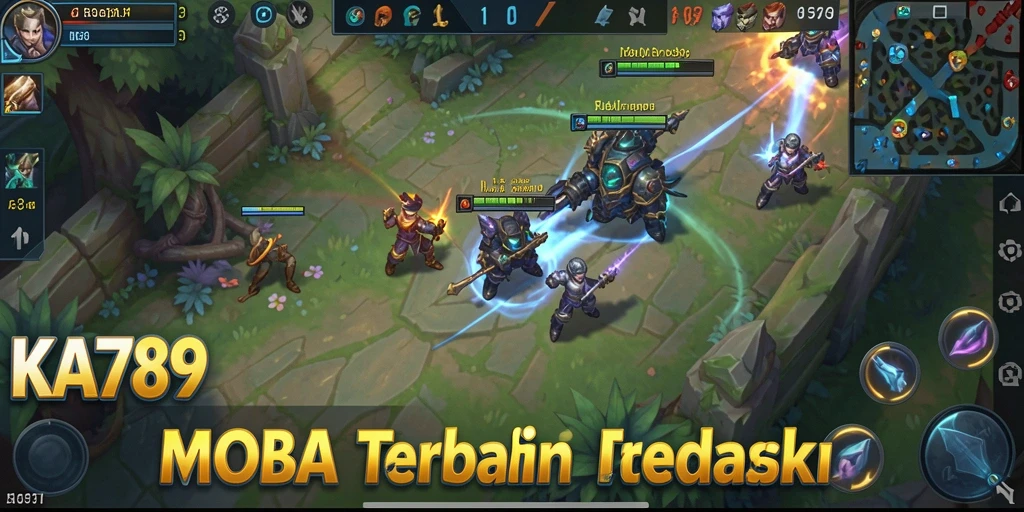 Gameplay menarik dengan pertarungan tim yang seru di KA789.