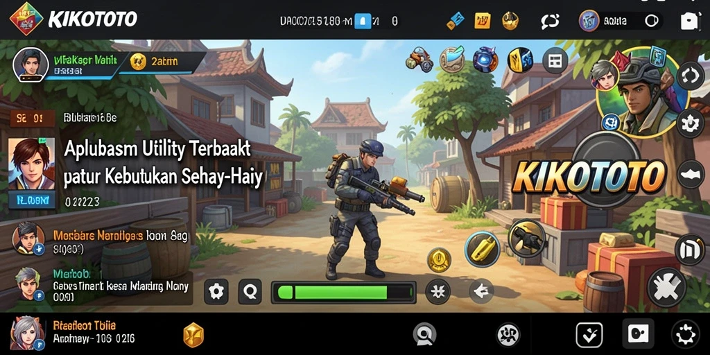 Tampilan antarmuka KIKOTOTO yang intuitif dan menarik.
