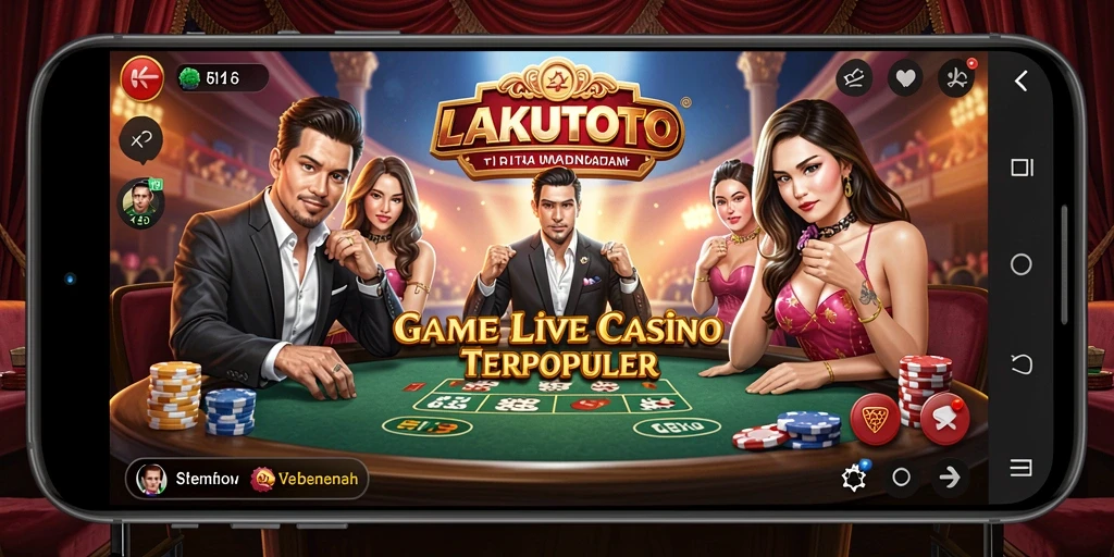 Gameplay seru dan interaktif dalam LAKUTOTO Live Casino.