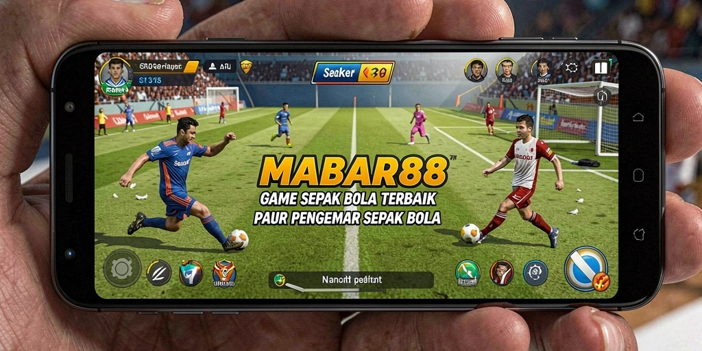 Screenshot gameplay MABAR88 yang menunjukkan aksi seru di lapangan.