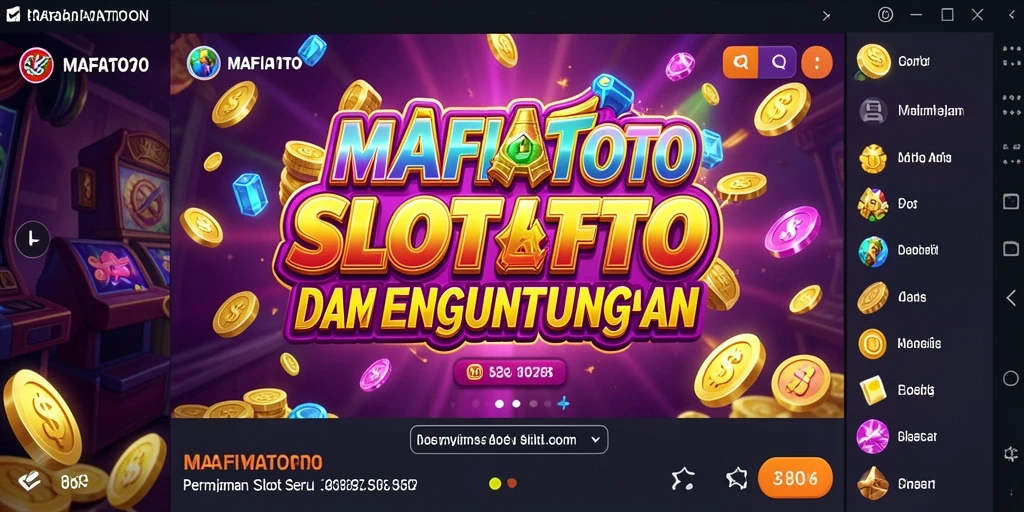 Tampilan gameplay MAFIATOTO dengan fitur slot yang menarik.