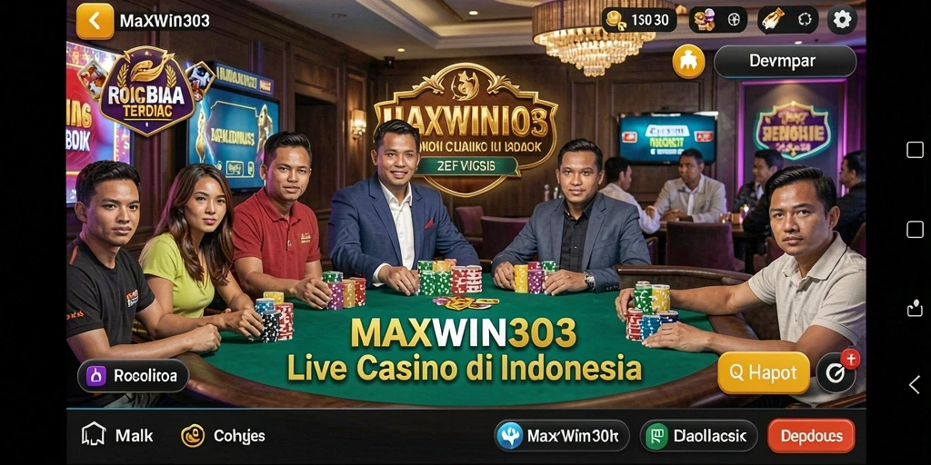 Gameplay Live Casino menarik dengan dealer langsung yang profesional.