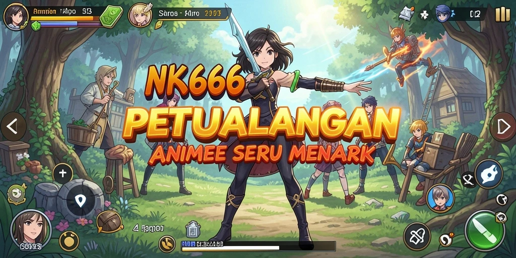Gameplay seru NK666 dengan karakter Anime menarik.
