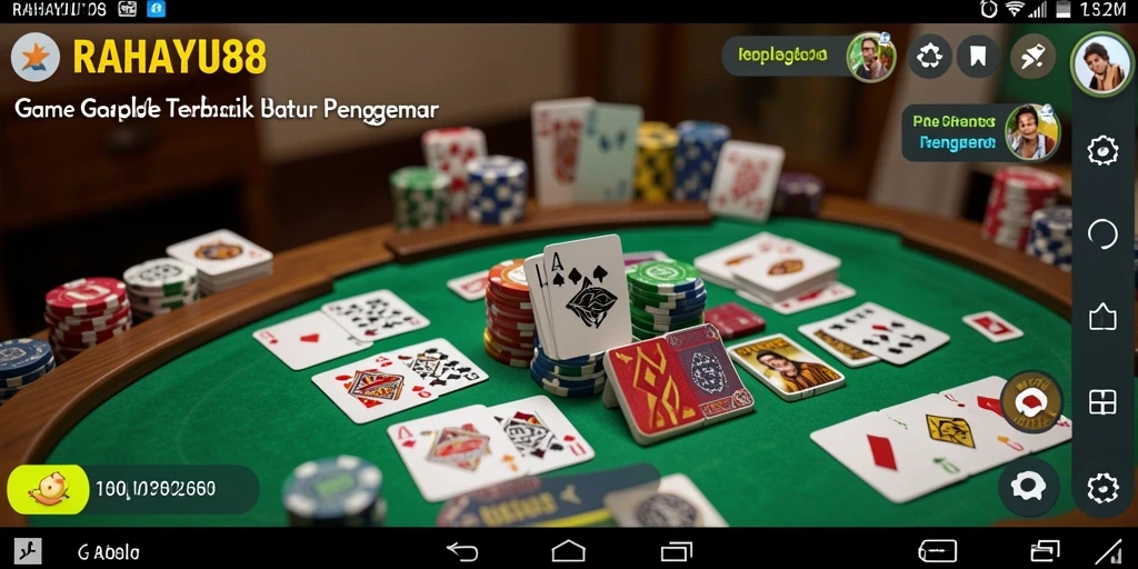 Screenshot gameplay RAHAYU88 menampilkan keseruan bermain Gaple.