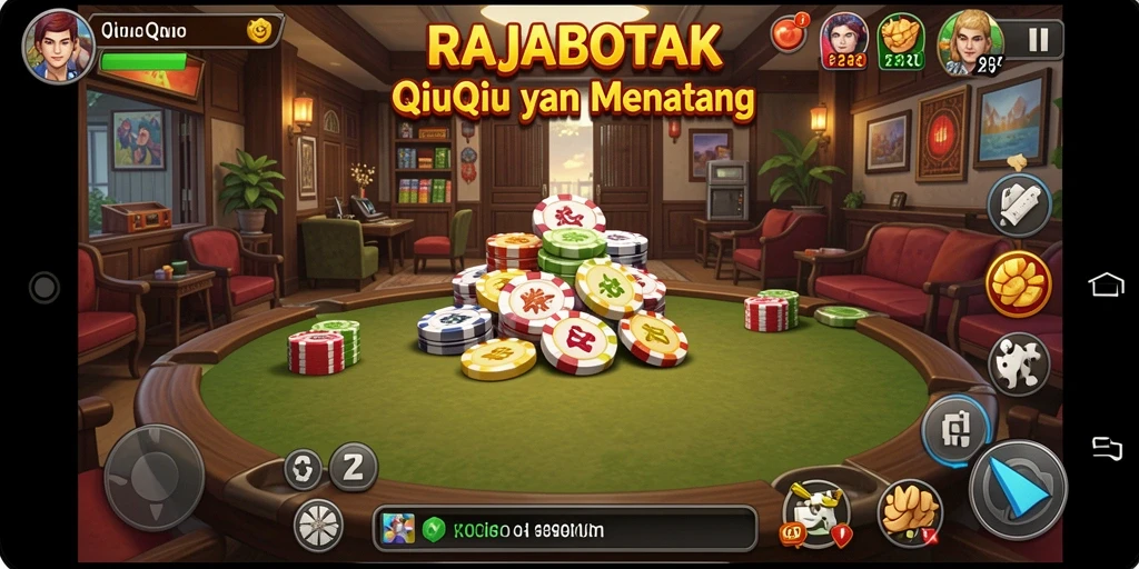 Tampilan gameplay QiuQiu yang menarik dan seru.