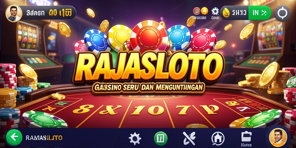 Tampilan permainan RAJASLOTO yang menarik dan dinamis.