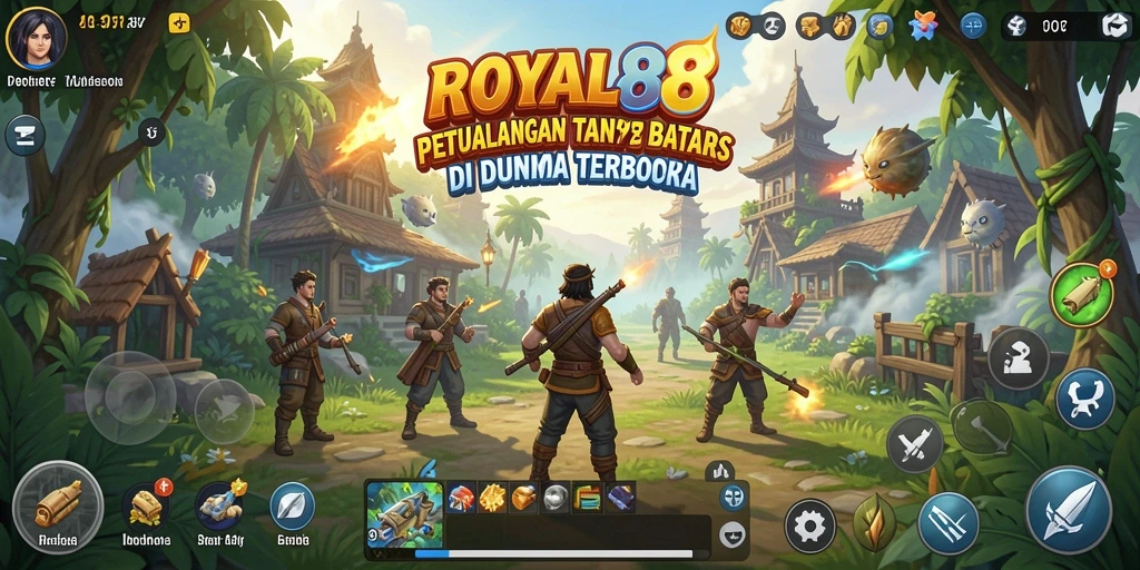 Screenshot gameplay yang menunjukkan aksi mendebarkan di dunia terbuka.