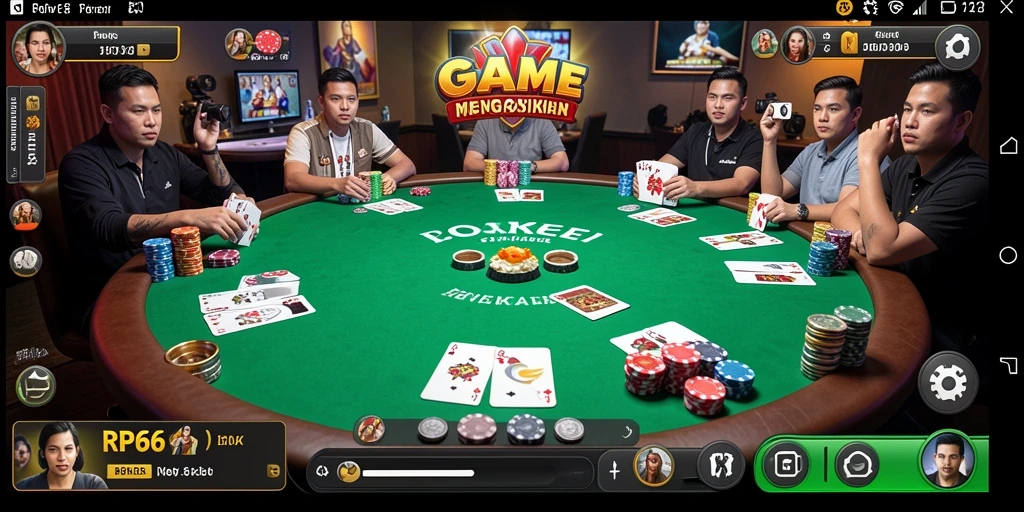Tampilan gameplay Poker yang seru di RP66.