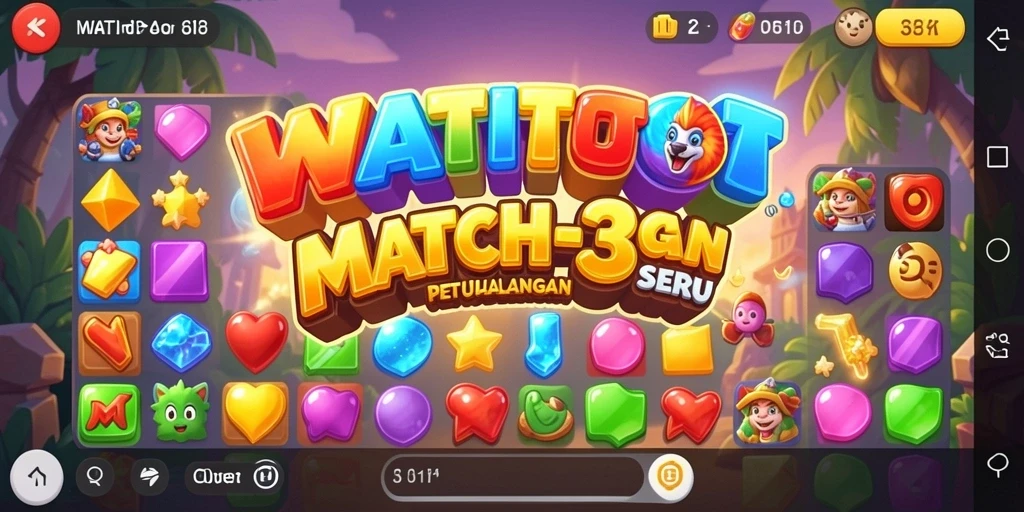 Tampilkan gameplay mengasyikkan dari WATITOTO dengan berbagai pencocokan.
