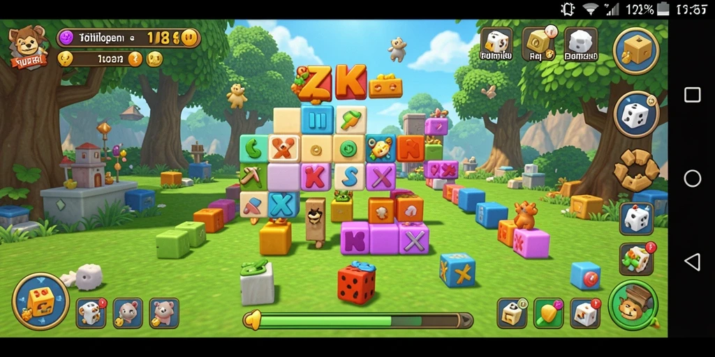 Screenshot ZK6 menampilkan serunya gameplay Puzzle yang mengasyikkan.